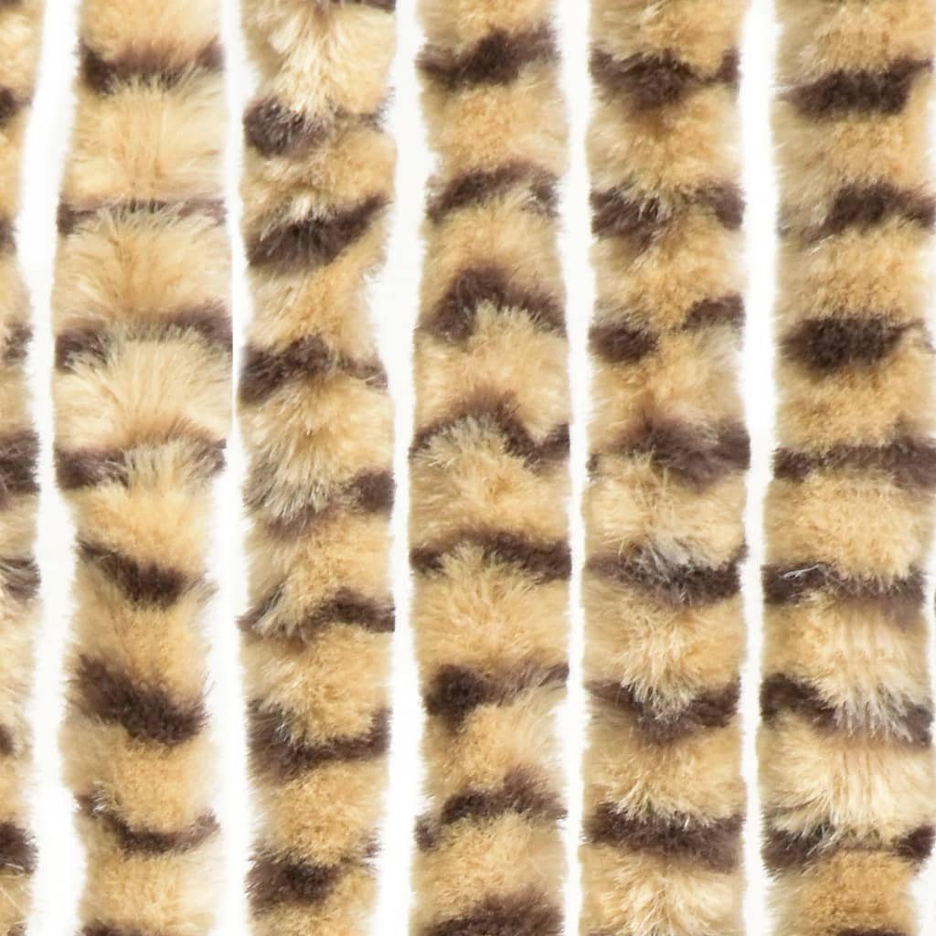 vidaXL Insektenschutz-Vorhang Insektenschutz-Vorhang Beige und Braun 100x220 cm Chenille
