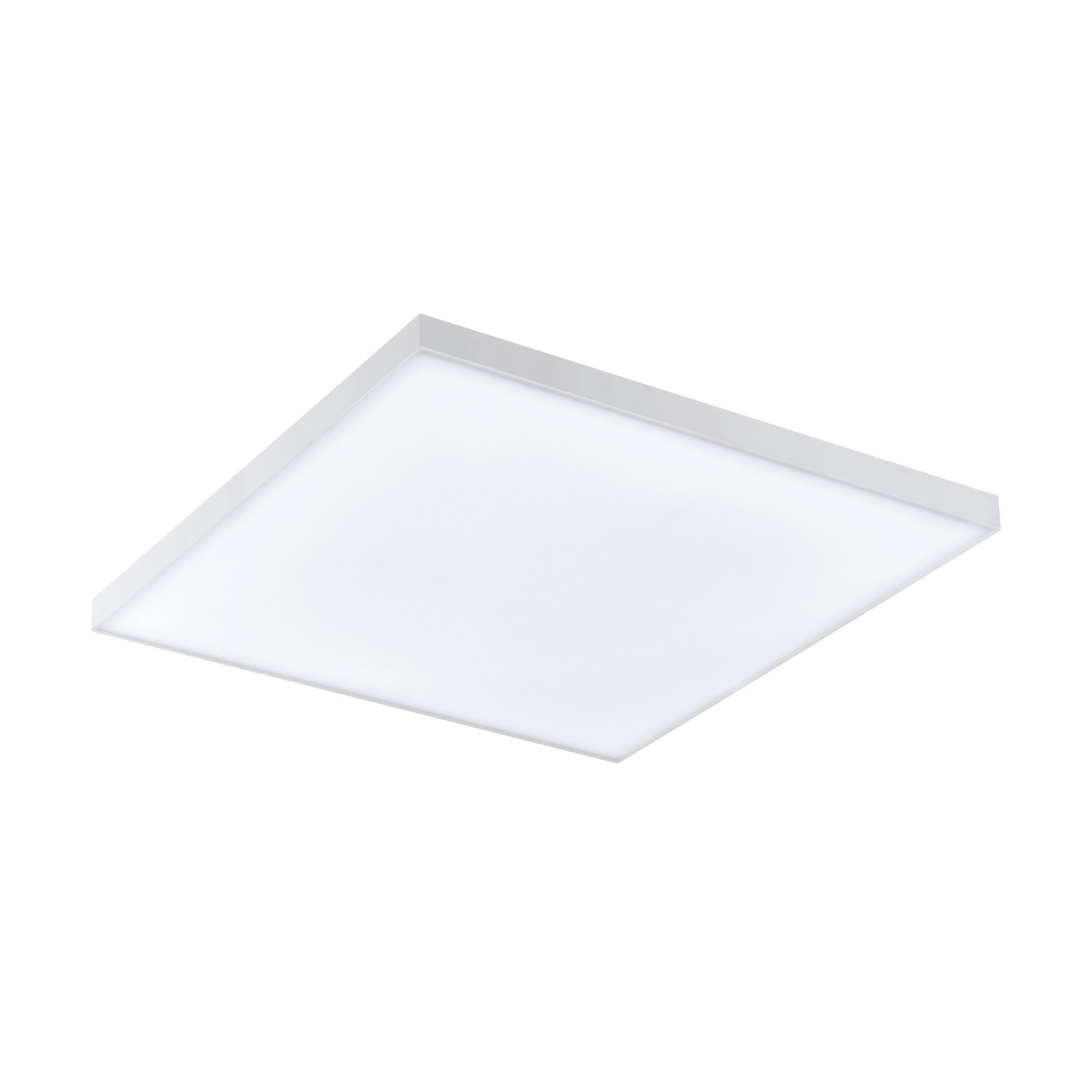 EGLO LED Deckenleuchte in Weiß, und Turcona, Deckenlampe, Kunststoff, inklusive, 30 Leuchtmittel Stahl cm Satiniert, Flurlampe