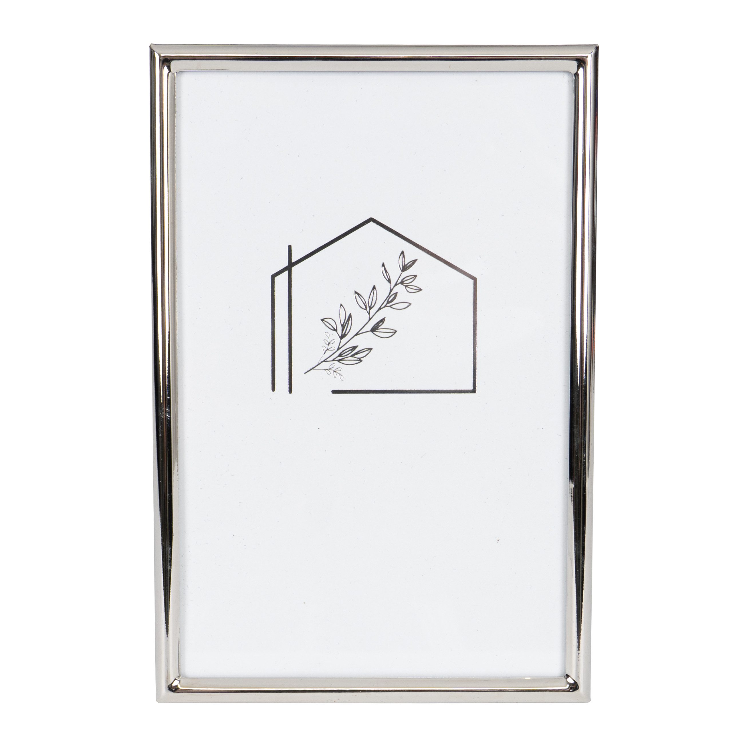 queence Рамки Fotorahmen silber Fine Metal Рамки 10x15cm Foto Bild, für 1 Bilder, Fotorahmen für Bildformat 10x15cm Querformat & Hochformat