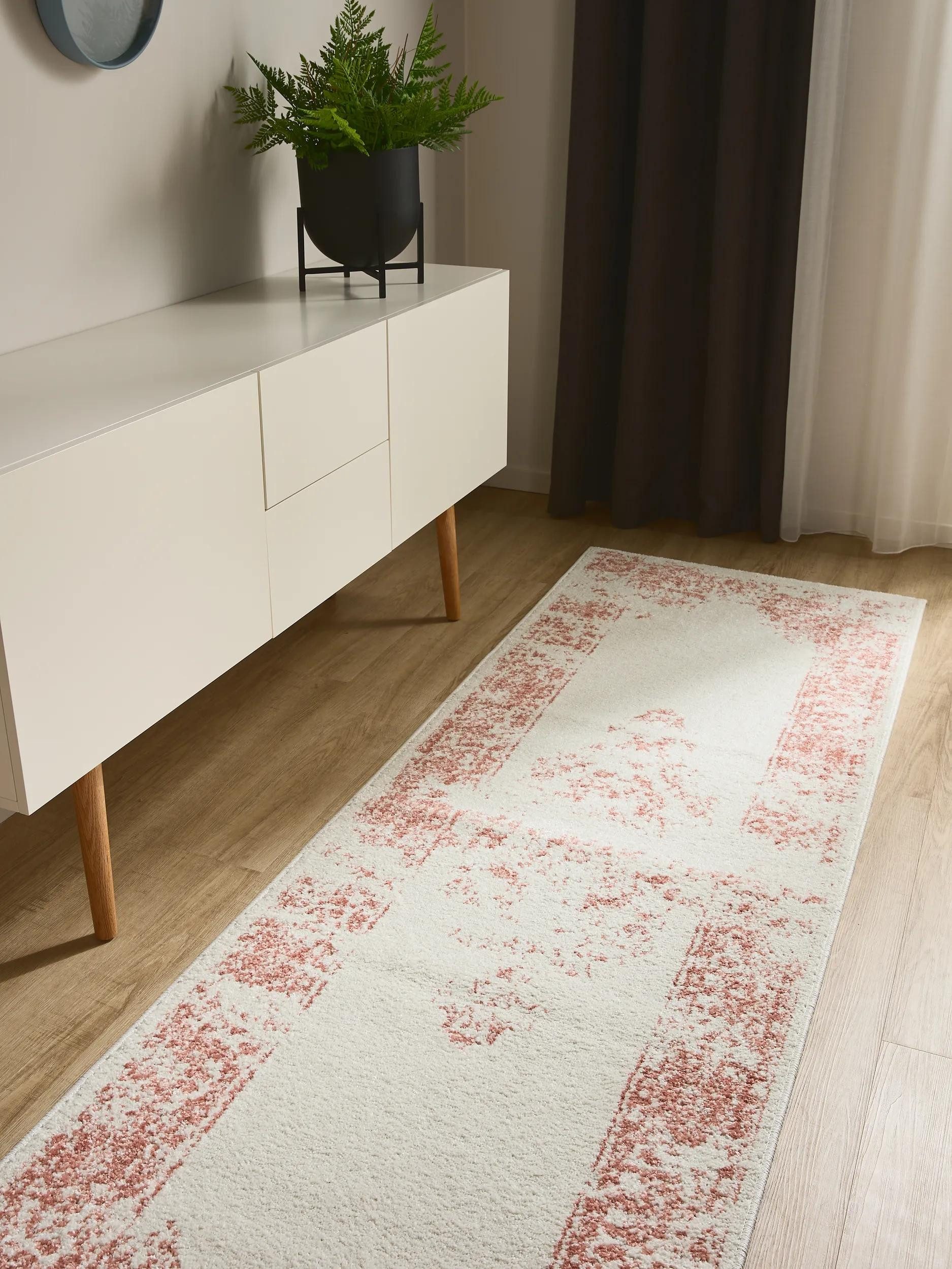 benuta Teppich Sia, rechteckig, Höhe: 6 mm, Vintage-Look, Kurzflor, Retro Teppich Wohnzimmer, Schlafzimmer