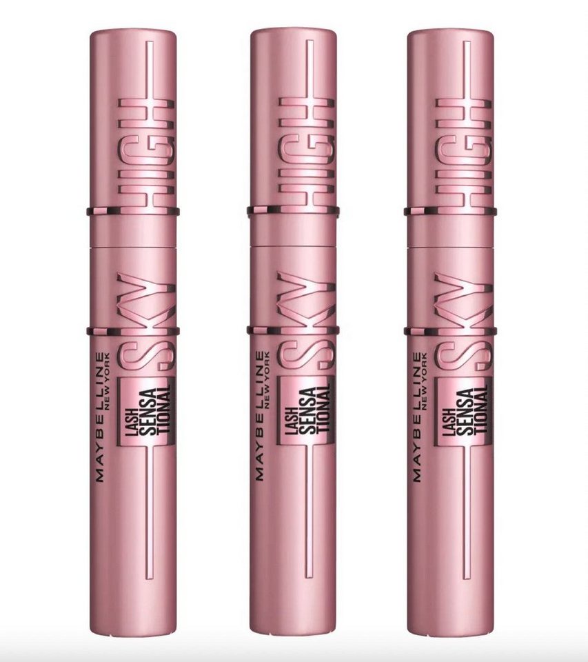 MAYBELLINE NEW YORK Mascara Mascara Lash Sensational Sky High Very Black, 7, 2 ml,