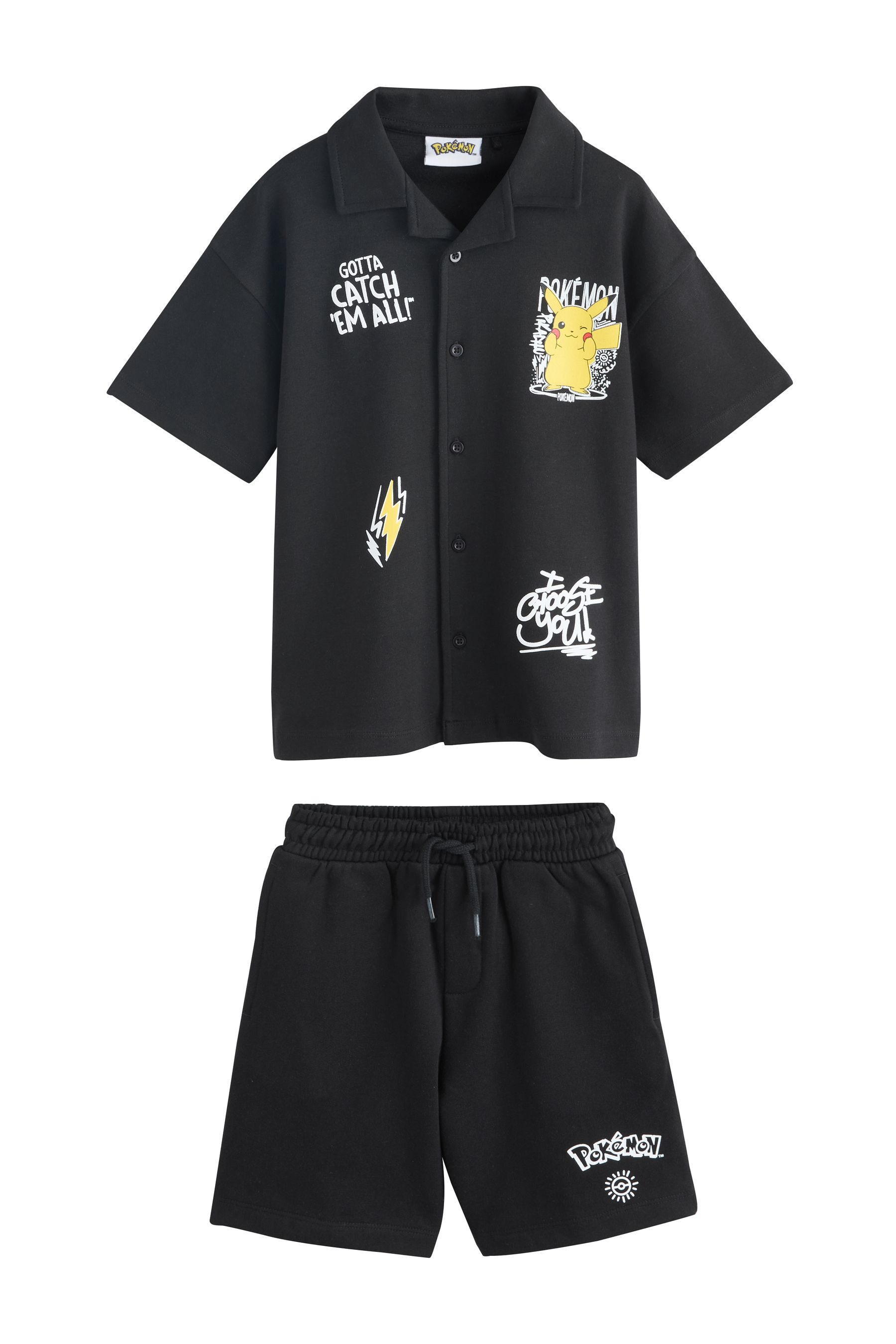 Next Shirt & Shorts Oberteil und Shorts im Set, Pokemon (2-tlg)