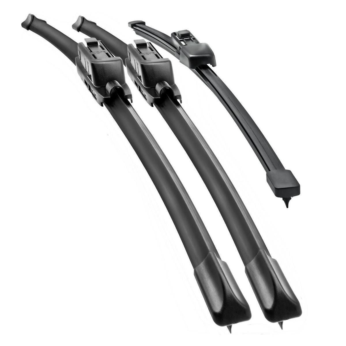 Trades Best Scheibenwischblätter Front- und Heckscheibenwischer für VW Golf 7 VII, Limo + Variant, vorne und hinten, (Komplett-Set), Scheibenwischer Front- und Heckscheibe