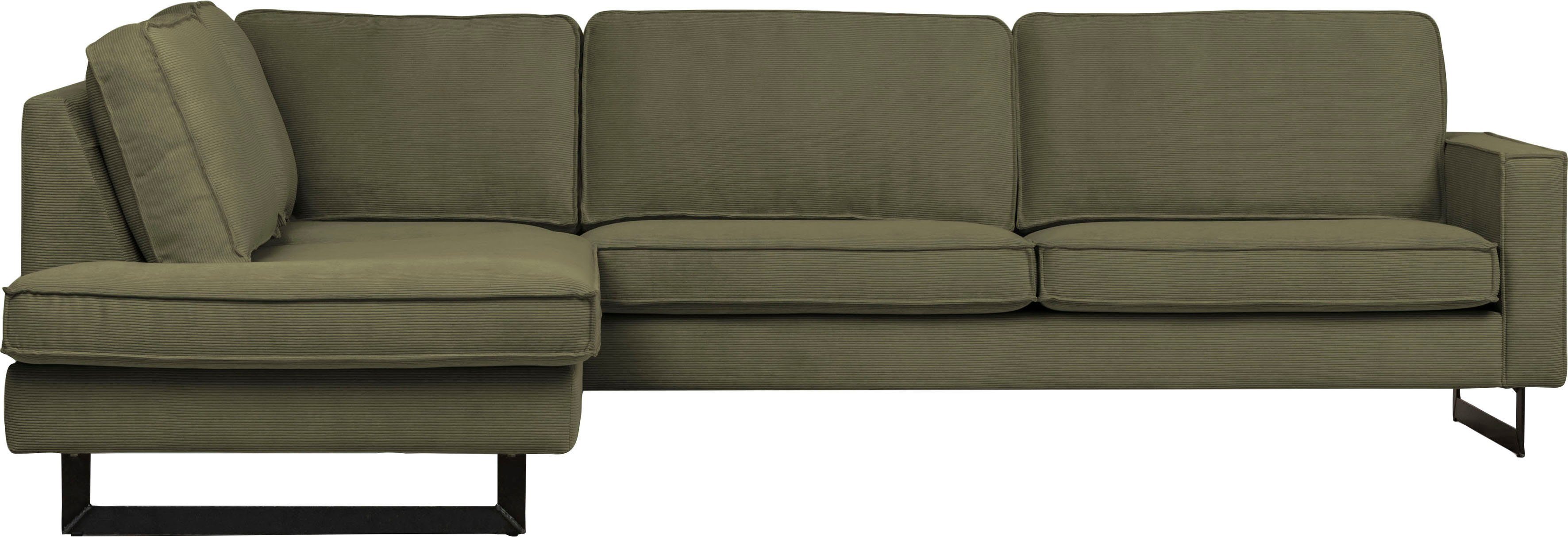 Home affaire Ecksofa "Pinto, 290 cm, Cord, Chenille, Lederoptik, Ottomane l günstig online kaufen