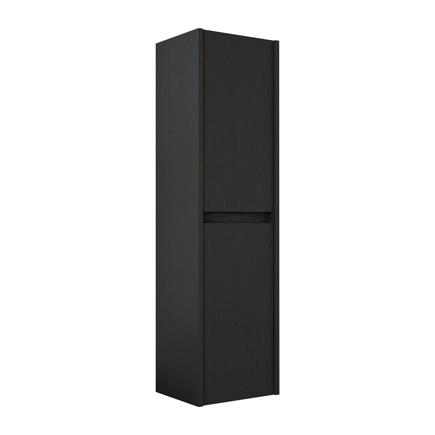 Badmöbel-Set, schwarz Roomart Hochschrank Badezimmermöbel, Badregal, 5 (Roomart, Badschrank) Farben in