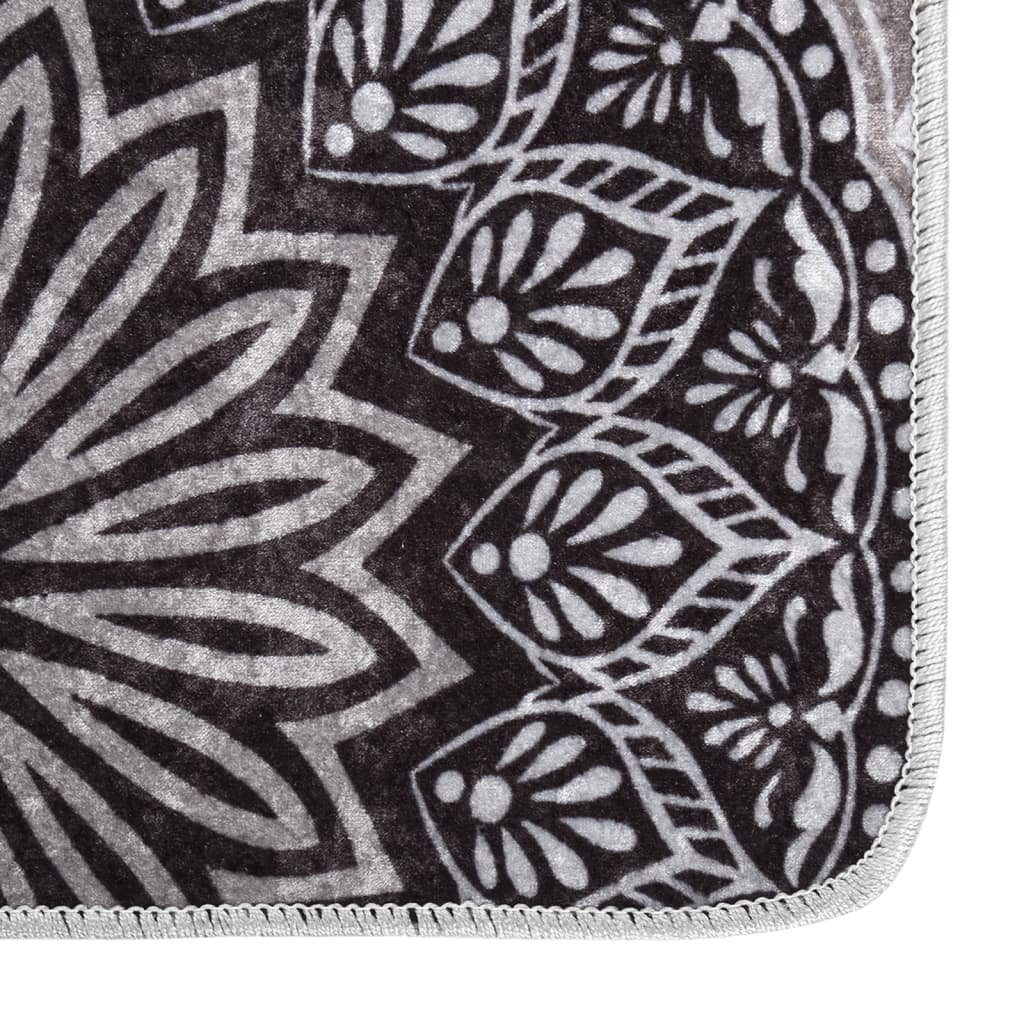 vidaXL Teppich Teppich Waschbar 190x300 cm Mehrfarbig, Rechteckig