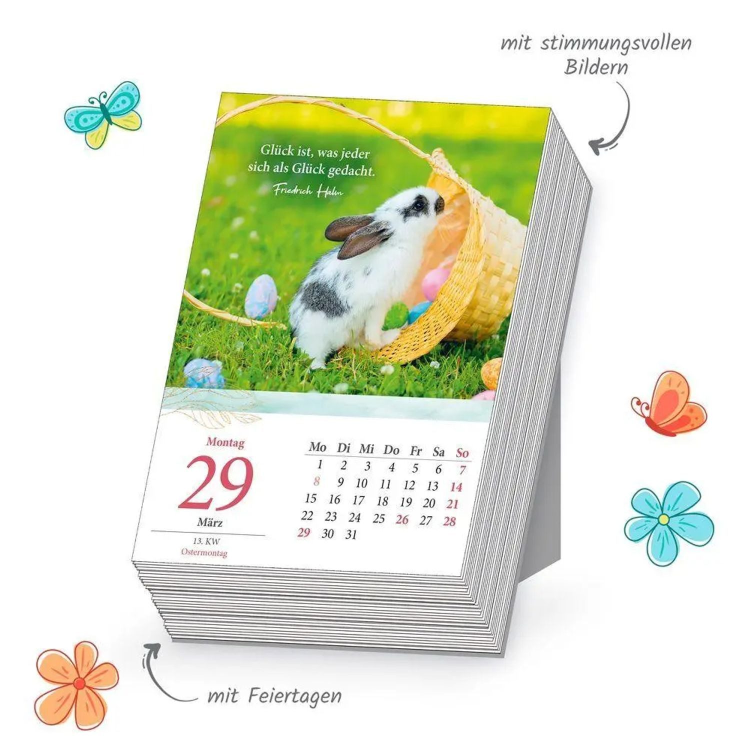 Trötsch Verlag Abreißkalender TRÖTSCH - Abreißkalender Gedanken und Sprüche 2027