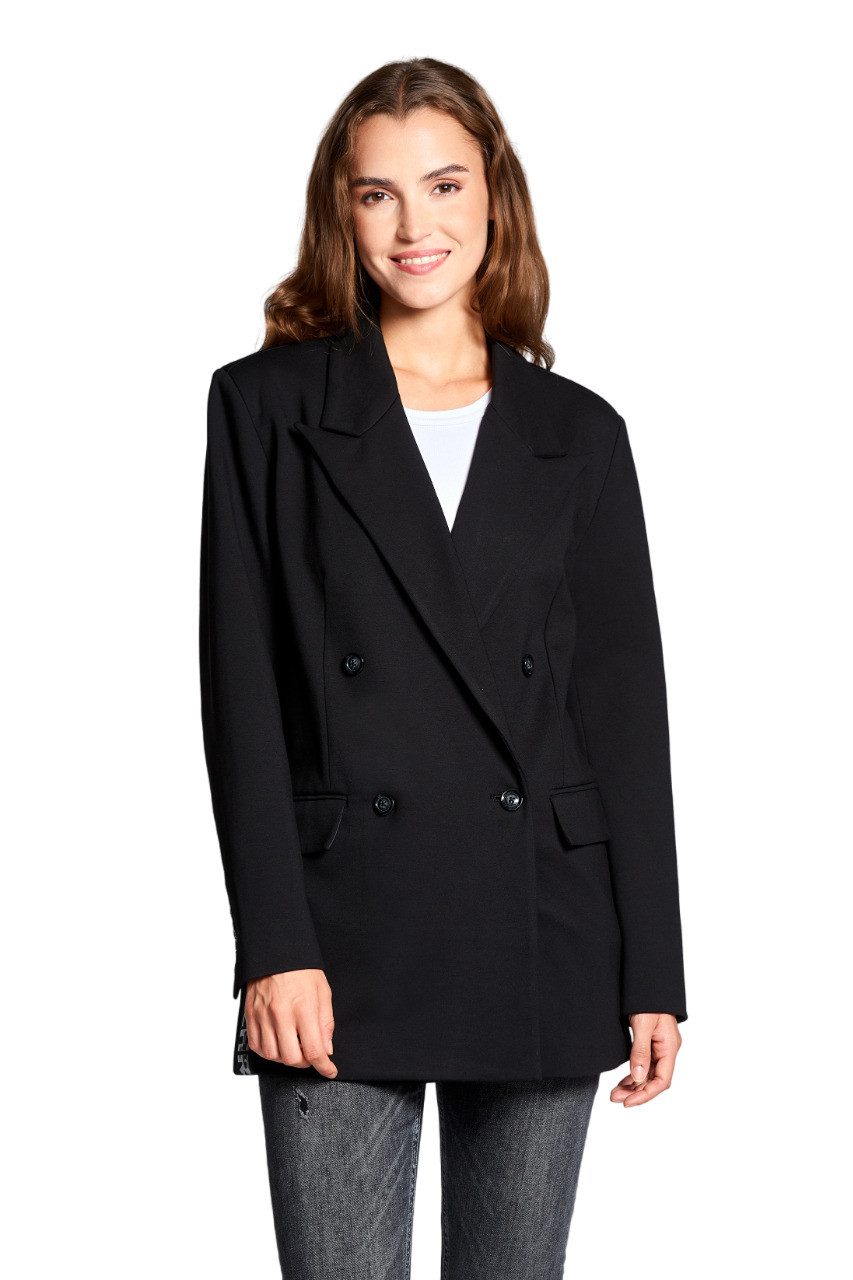 Zhrill Jackenblazer Blazer CATIRA Black angenehmer Tragekomfort