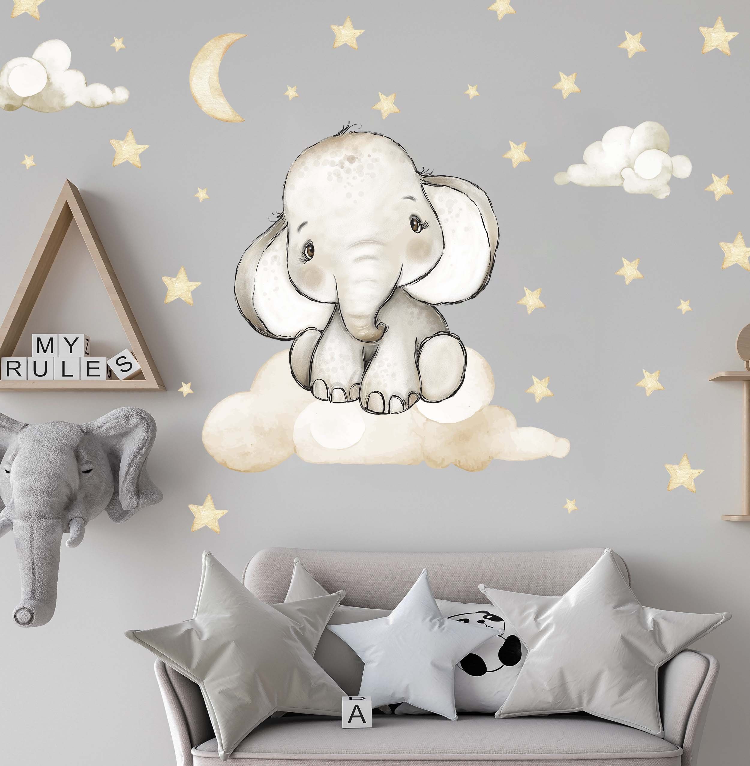 WANDKIND Wandtattoo Elefant auf der Wolke günstig online kaufen