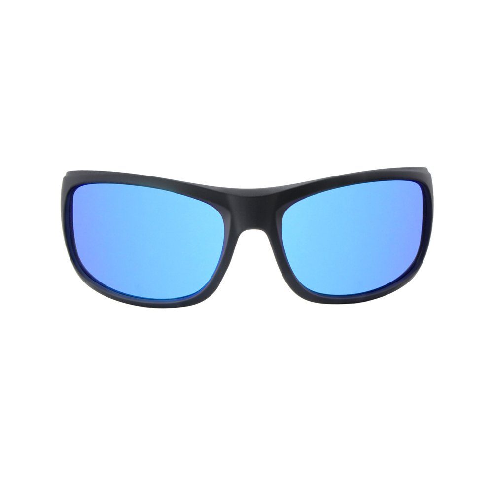 ActiveSol SUNGLASSES Sonnenbrille Erebos, Schwarz blau M verspiegelt - - dunkle extra Sonnenbrille 4 Kategorie