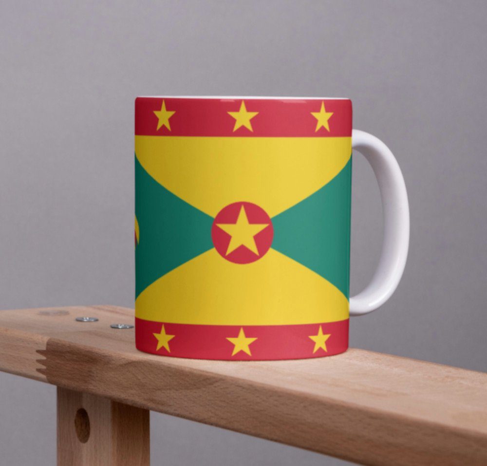Tinisu Tasse Grenada Tasse Flagge Pot Kaffeetasse National Becher Kaffee Cup Büro