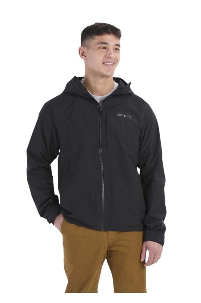 Marmot Funktionsjacke Regenjacke Waypoint Gore-Tex (wasserdicht, winddicht) schwarz Herren