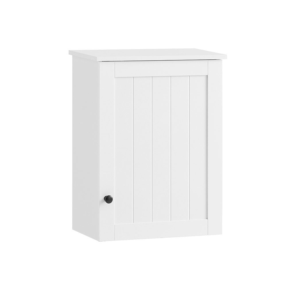 SoBuy Hängeschrank BZR19 Badezimmerschrank Wandschrank Küchenschrank, mit Tür, Bad, Küche, Flur