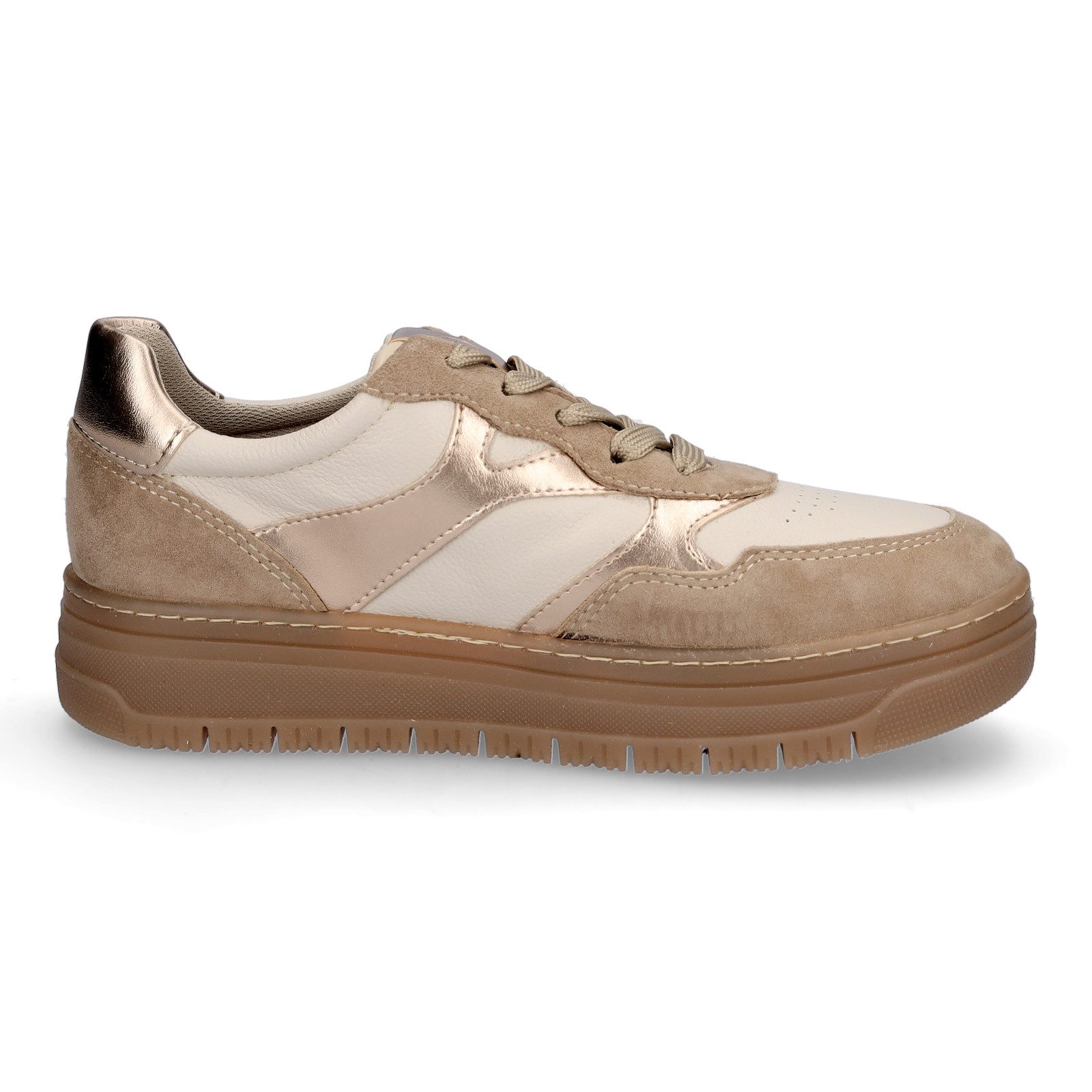 Tamaris Tamaris Damen Sneaker beige metallic Sneaker