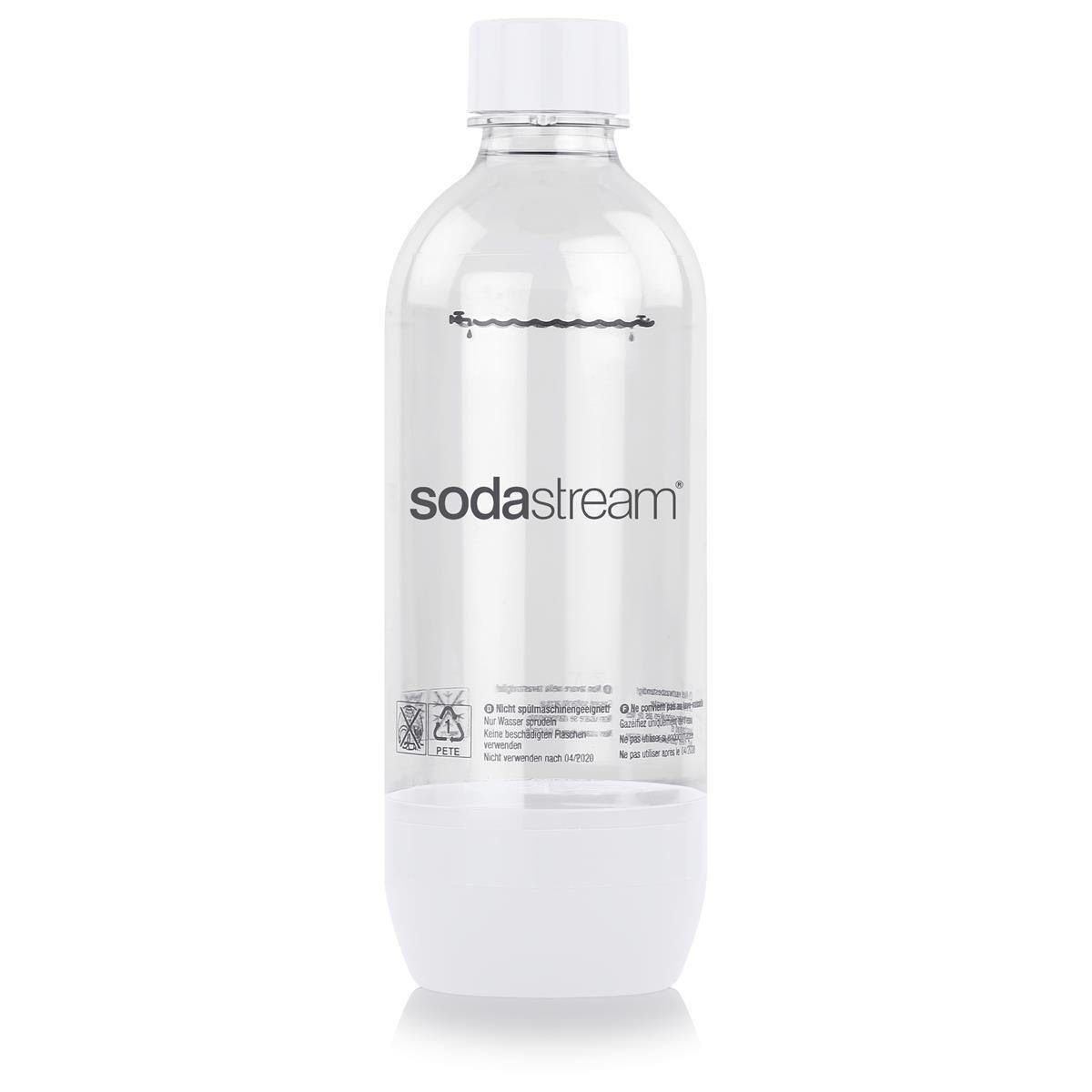 orange/grün/weiß SodaStream Ersatz-Flaschen PET Trinkflasche 3x1 Liter 2+1 SodaStream