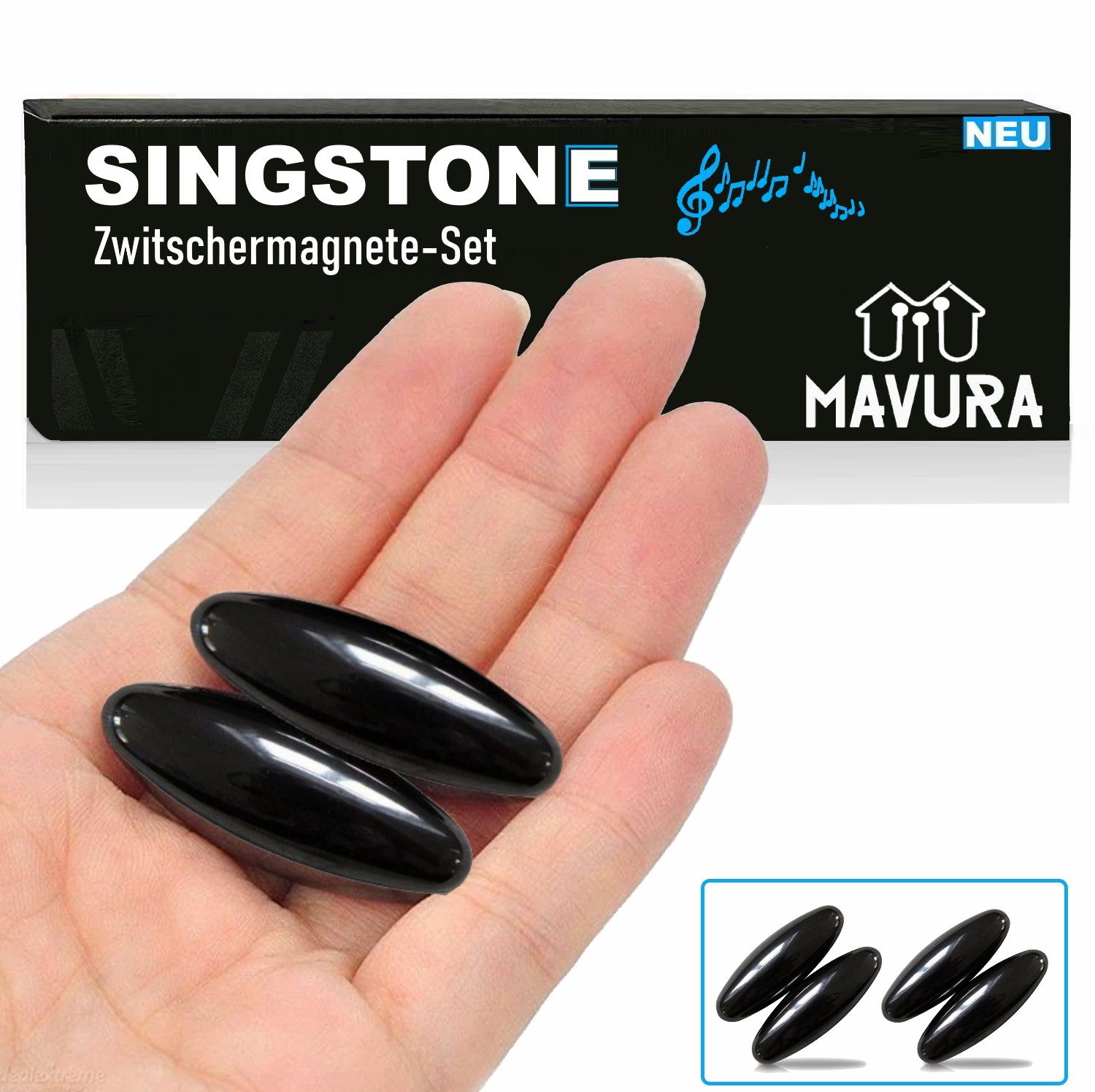 Magnet SINGSTONE Zwitschermagnete Singende Zwitscher Magnete Rattle Snake Egg