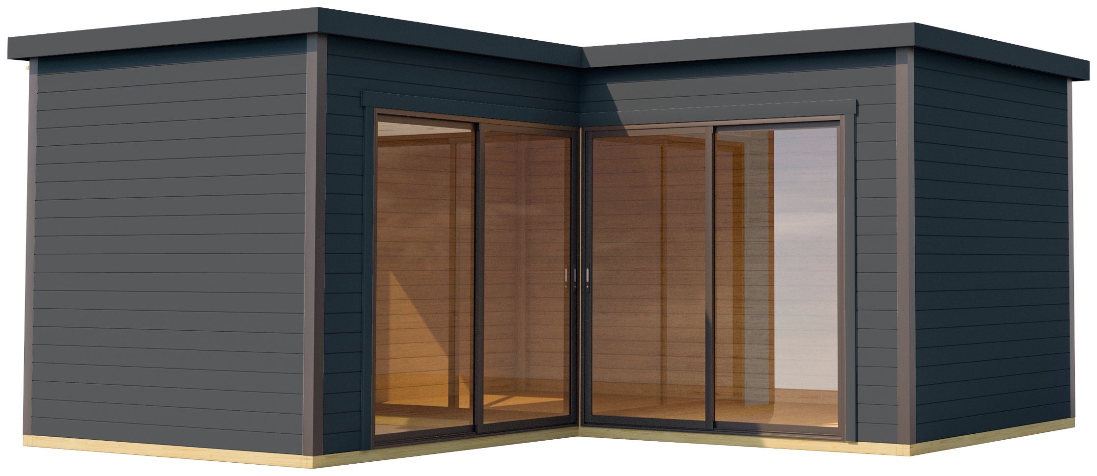 Nordic Holz Gartenhaus DOMEO 6, BxT: 500x509,3 cm, (Set), in verschiedenen Farben