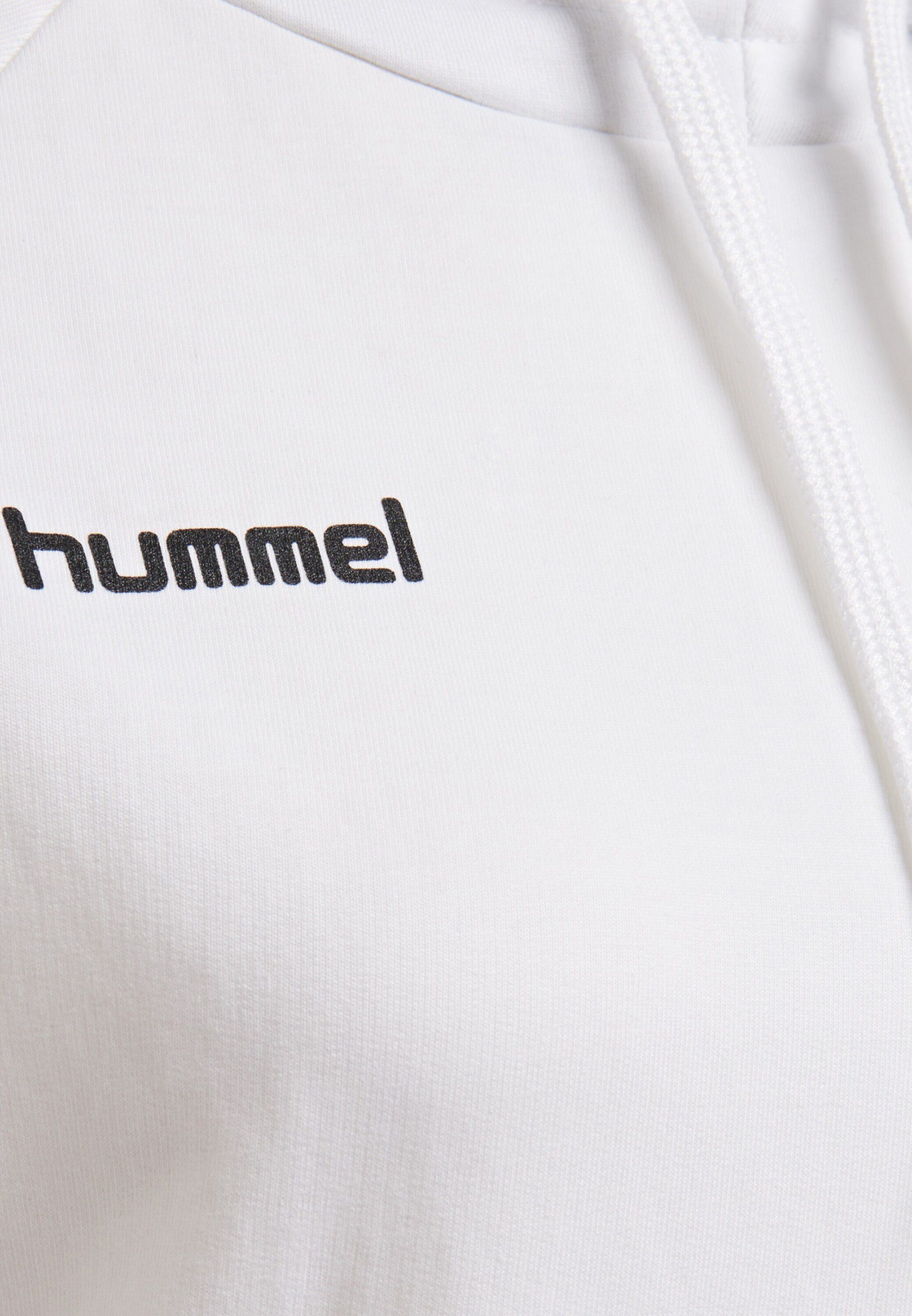 Sweatshirt hummel Plain/ohne (1-tlg) Details Weiß