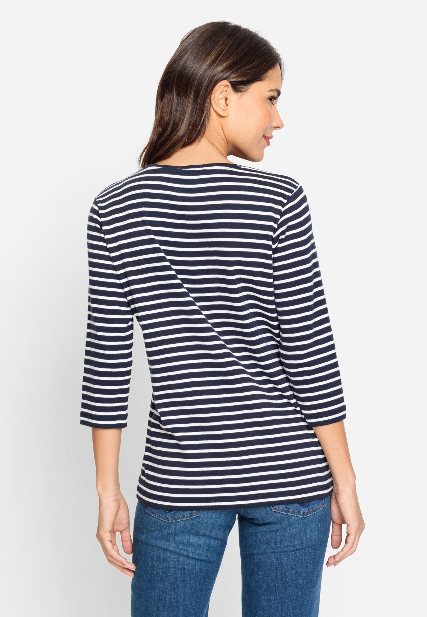 Olsen T-Shirt Shirt mit Querstreifen