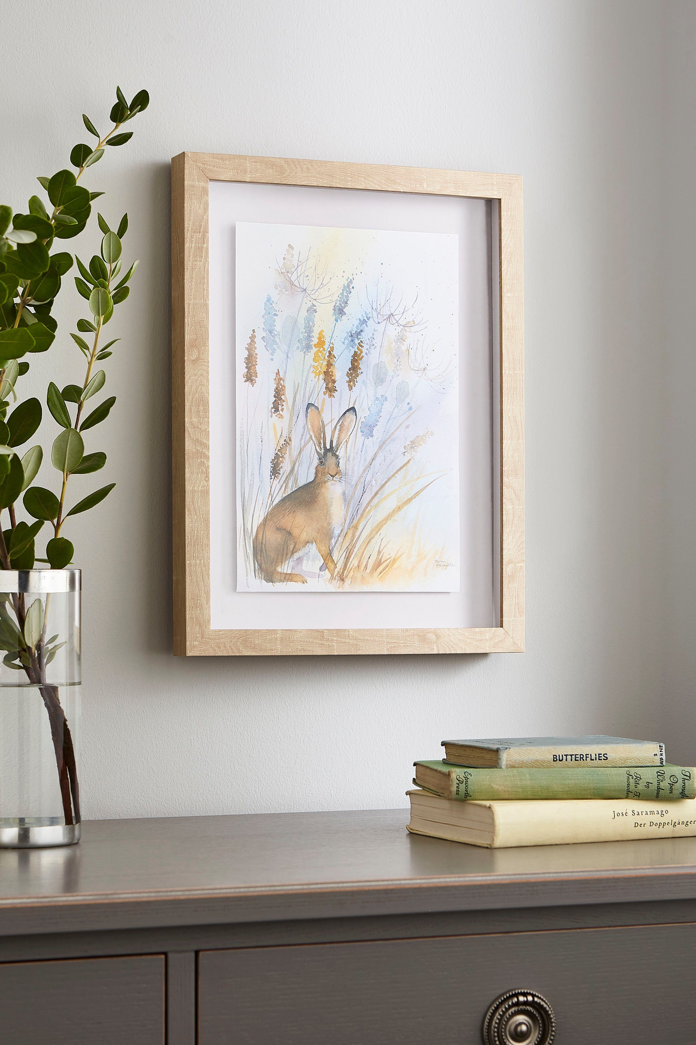 LAURA ASHLEY Bild mit Rahmen Country Hare, (1 St), Bilder 40x30cm
