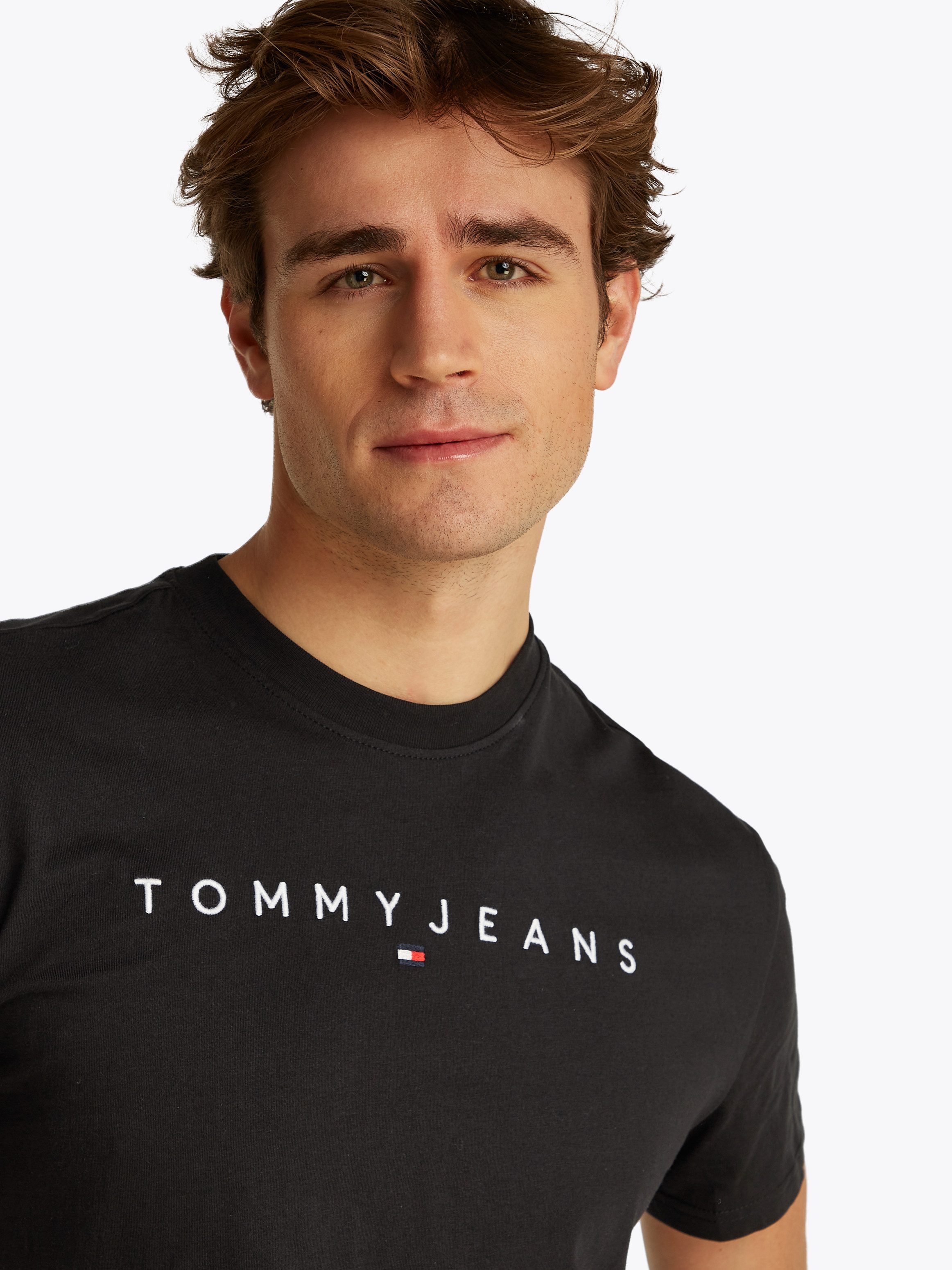 Tommy Jeans T-Shirt TJM REG LINEAR LOGO TEE EXT günstig online kaufen