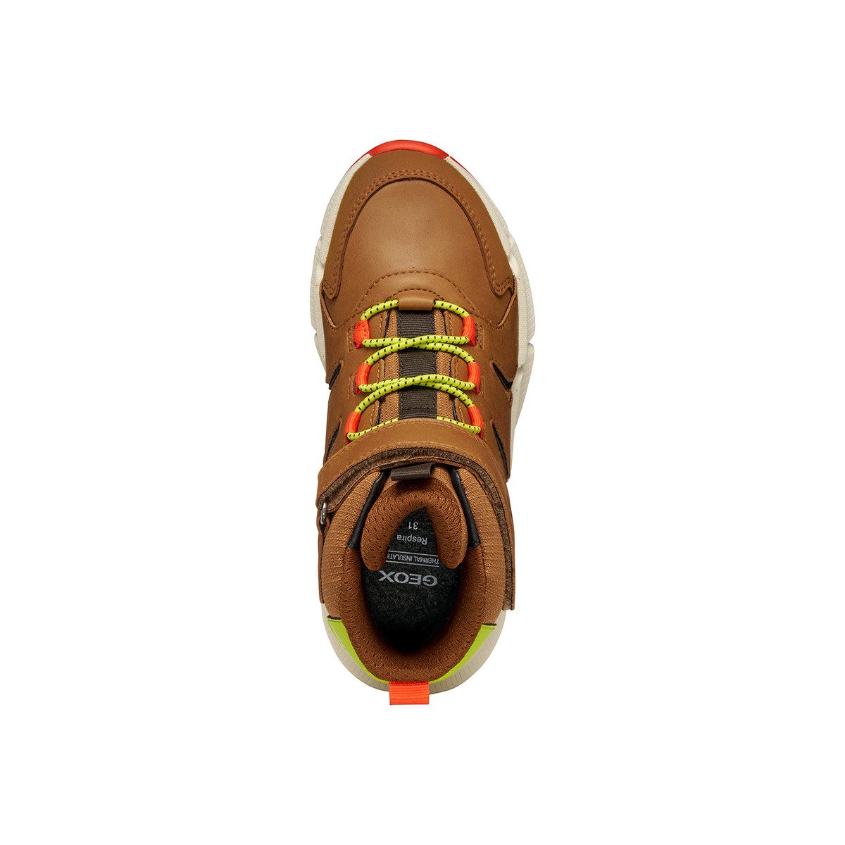 Geox GEOX FLEXYPER PLUS, Warmfutter, Braun, Kinder Sneaker