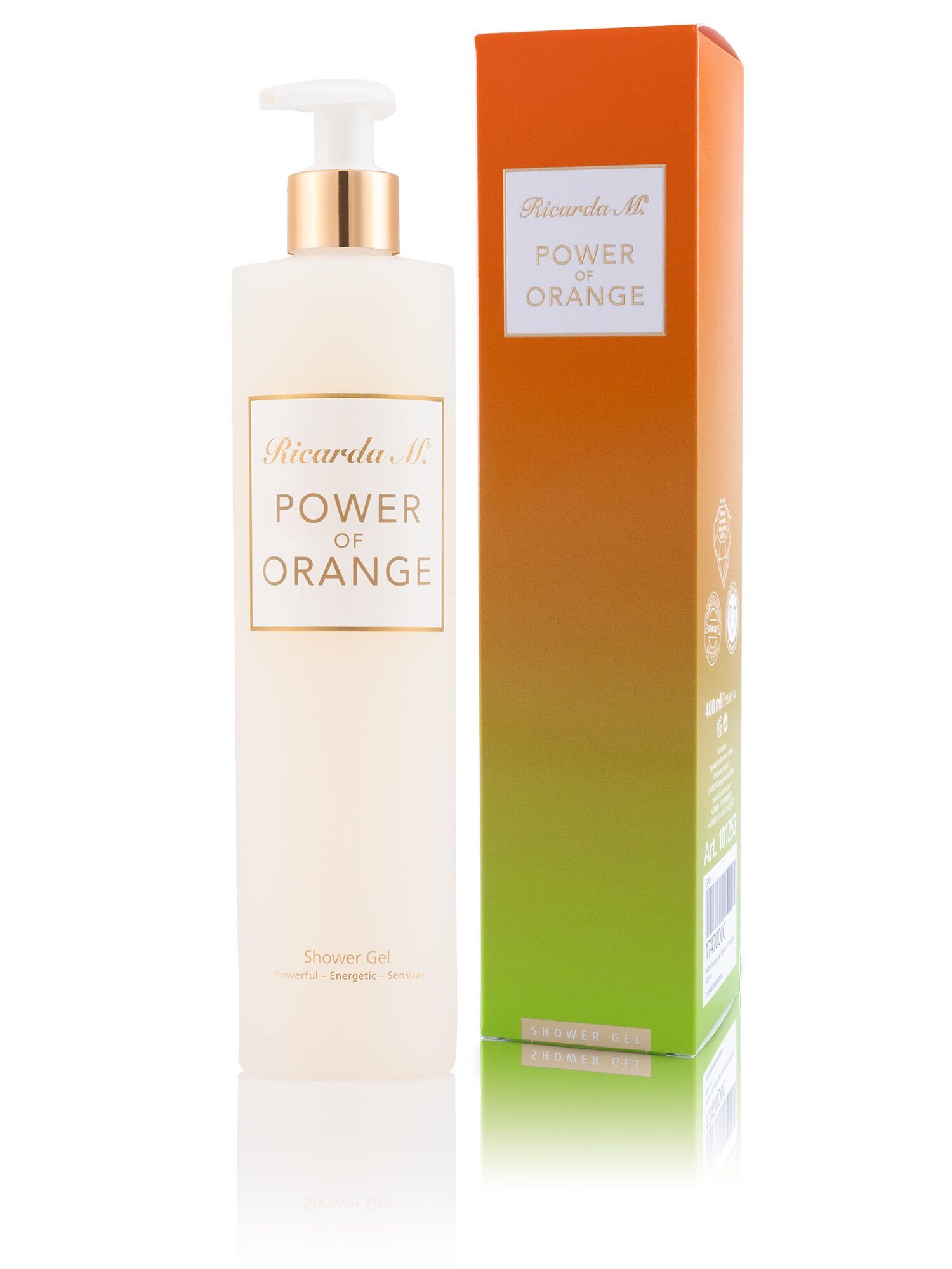 Ricarda M. Duschgel "Power of Orange", erfrischender Duft, mit Panthenol & Glycerin für intensive Pflege