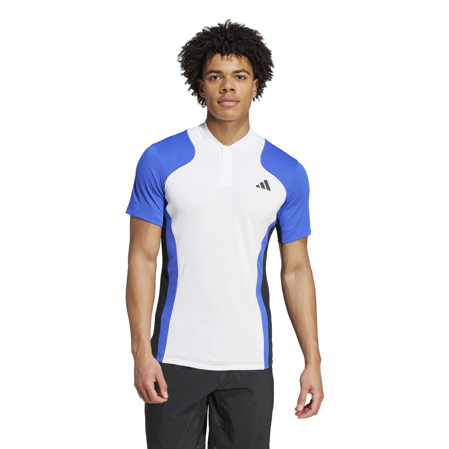 Poloshirt Pro FreeLift Heat.Rdy weiss/blau/schwarz Herren