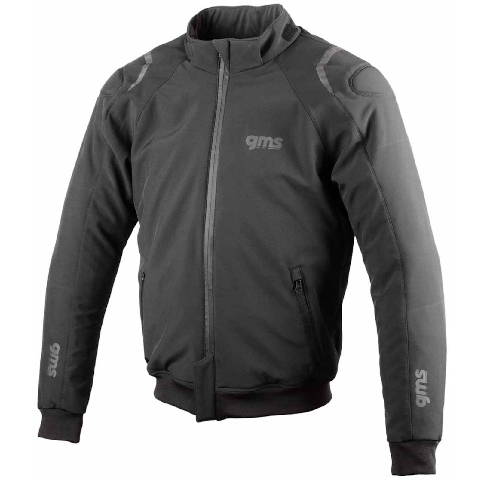 Motorradjacke gms Falcon Softshelljacke schwarz Herren