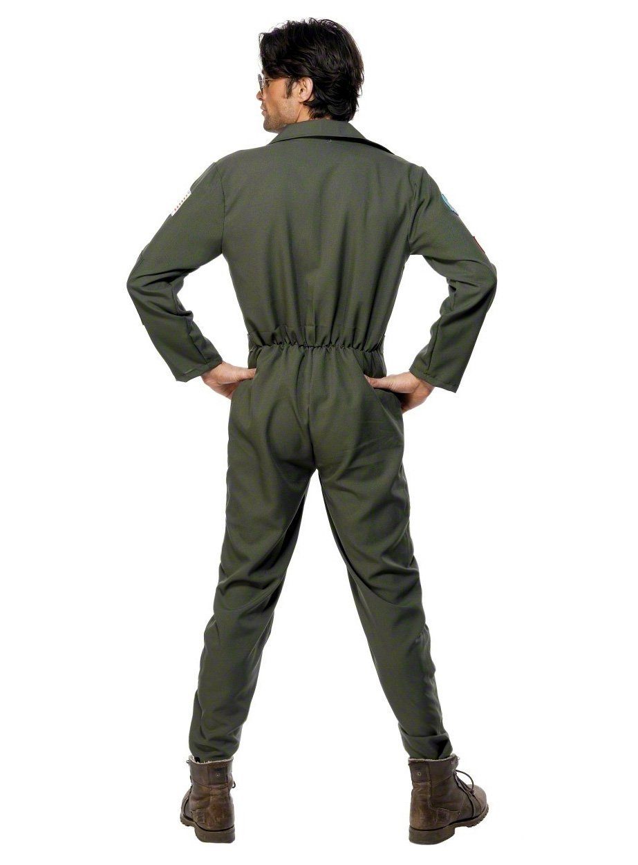 Smiffys Kostüm Top Gun - Karnevalskostüm Faschingskostüm Herren, Original lizenziertes Kostüm aus dem Film 'Top Gun'