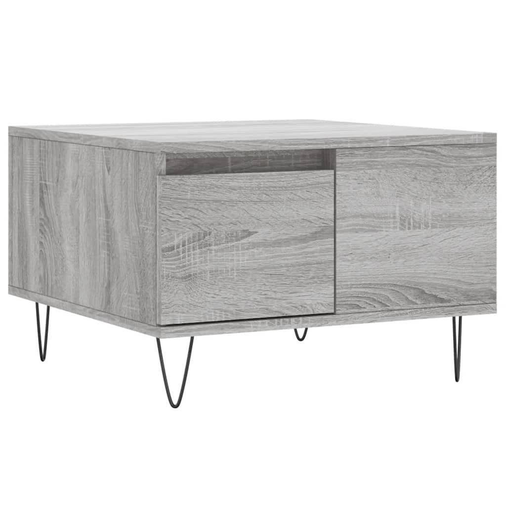 cm Grau Sonoma Couchtisch Grau Grau Sonoma Couchtisch vidaXL 55x55x36,5 | Holzwerkstoff (1-St) Sonoma