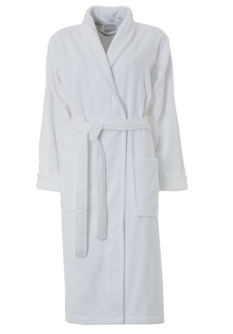 Seahorse Bademantel Seahorse Pure Unisex, Langform, Velours, Schalkragen, G günstig online kaufen