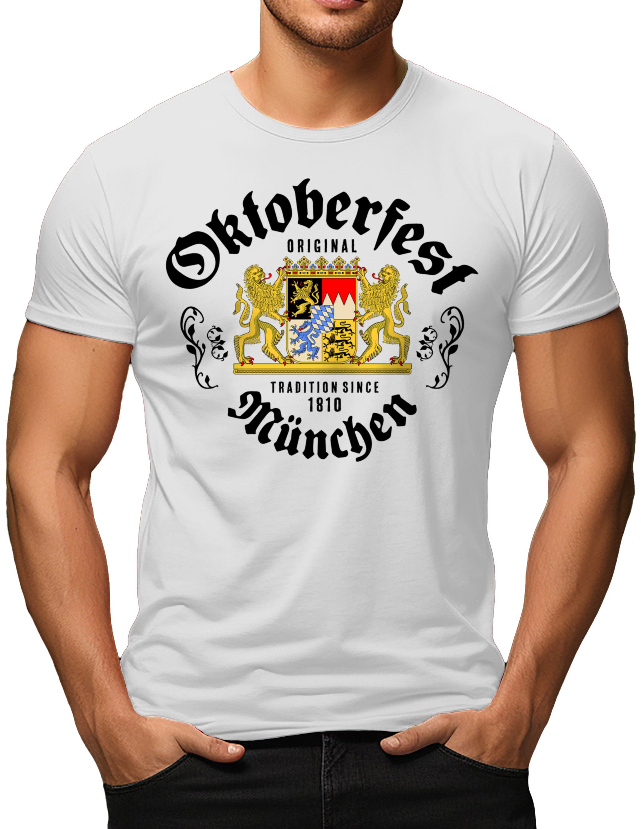 RAHMENLOS® Trachtenshirt für das Oktoberfest München 2026 Lizensiert