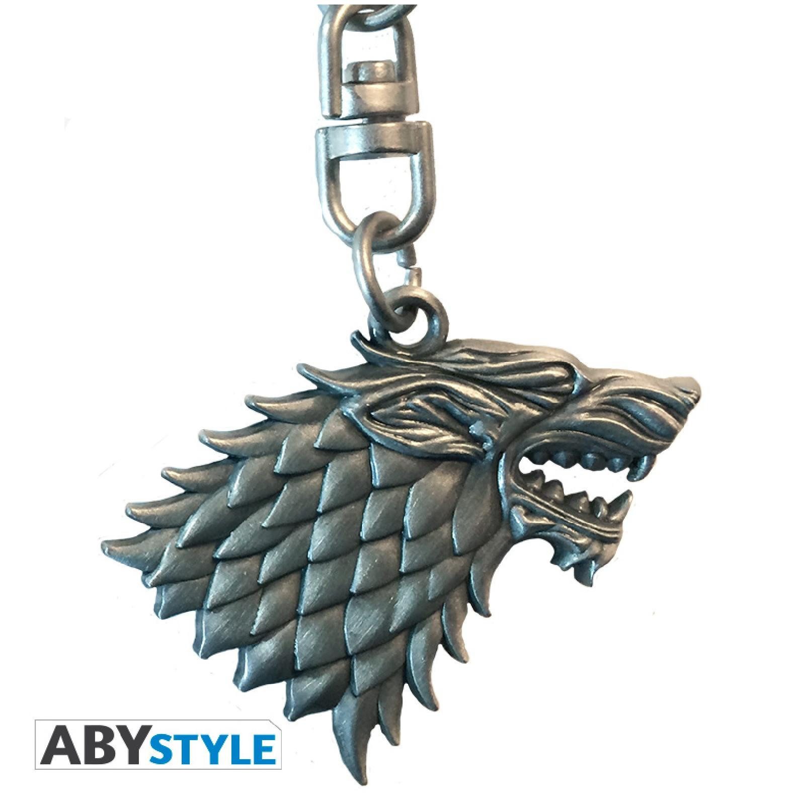 ABYstyle Schlüsselanhänger GAME OF THRONES - Schlüsselanhänger 3D Stark