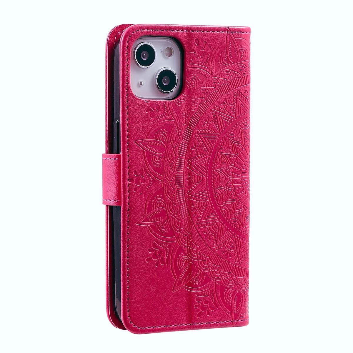 König Design Handyhülle Apple iPhone 15, Schutzhülle Schutztasche Case Cover Etuis Wallet Klapptasche Bookstyle