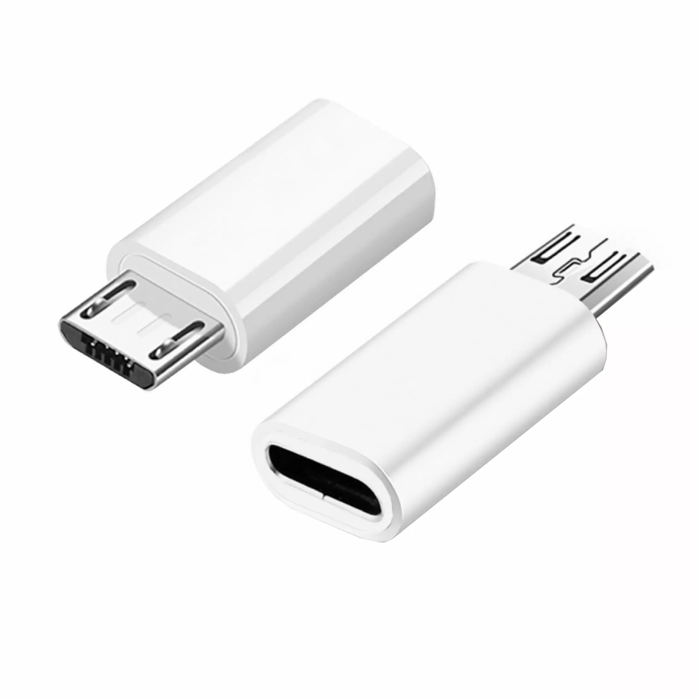 Bolwins I25 USB C auf micro USB Adapter Typ-C Buchse auf Micro B 5pin Stecker USB-Adapter Micro-USB (Micro-B, 5-Pin) zu USB-C (Typ C), 0 cm, USB-C auf Micro-USB Adapter, Laden & Datenübertragung