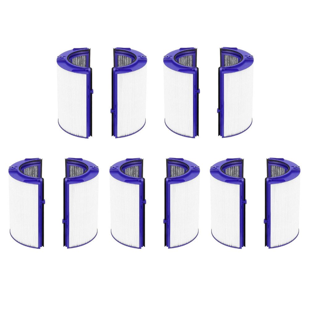 Trade-Shop Ersatzfilter mit Aktivkohlefilter 5x passend für Dyson PH01 PH02 PH03 PH04 TP04 TP0, Turm Luftreiniger Ventilator Aktivkohle