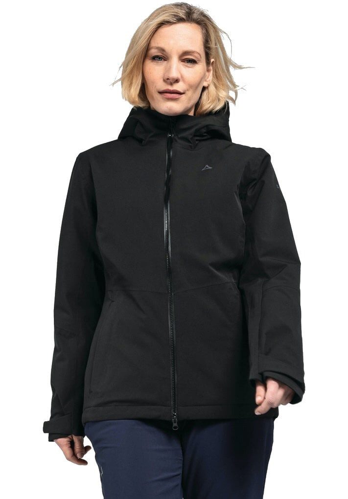 Funktionsjacke Winter-Wanderjacke Torspitze (wasser- und winddicht, wattiert) schwarz