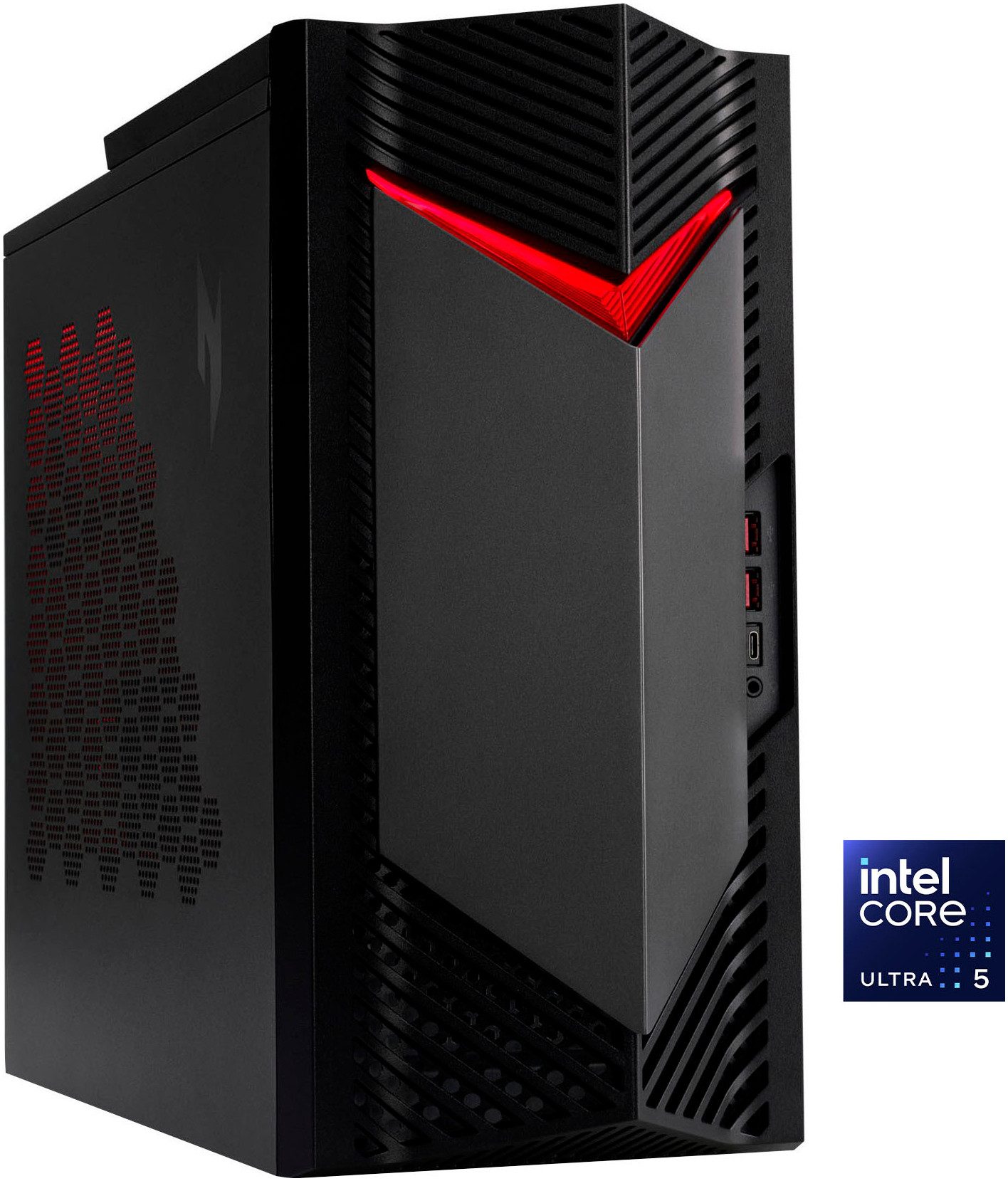Acer Nitro 50 (N50-660) Gaming-PC (Intel Core Ultra 5 225F, GeForce RTX 5060, 16 GB RAM, 512 GB SSD, Luftkuhlung)
