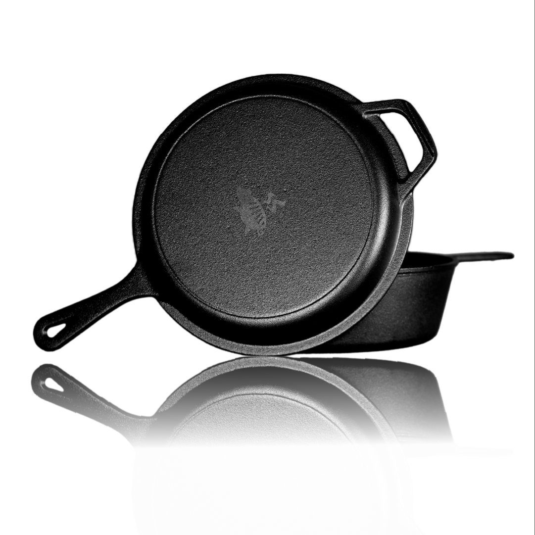 Grillschweine Grilltopf Grillschweine Cooker 2126 - kleine Produktionsfehler, Gusseisen (2-tlg)