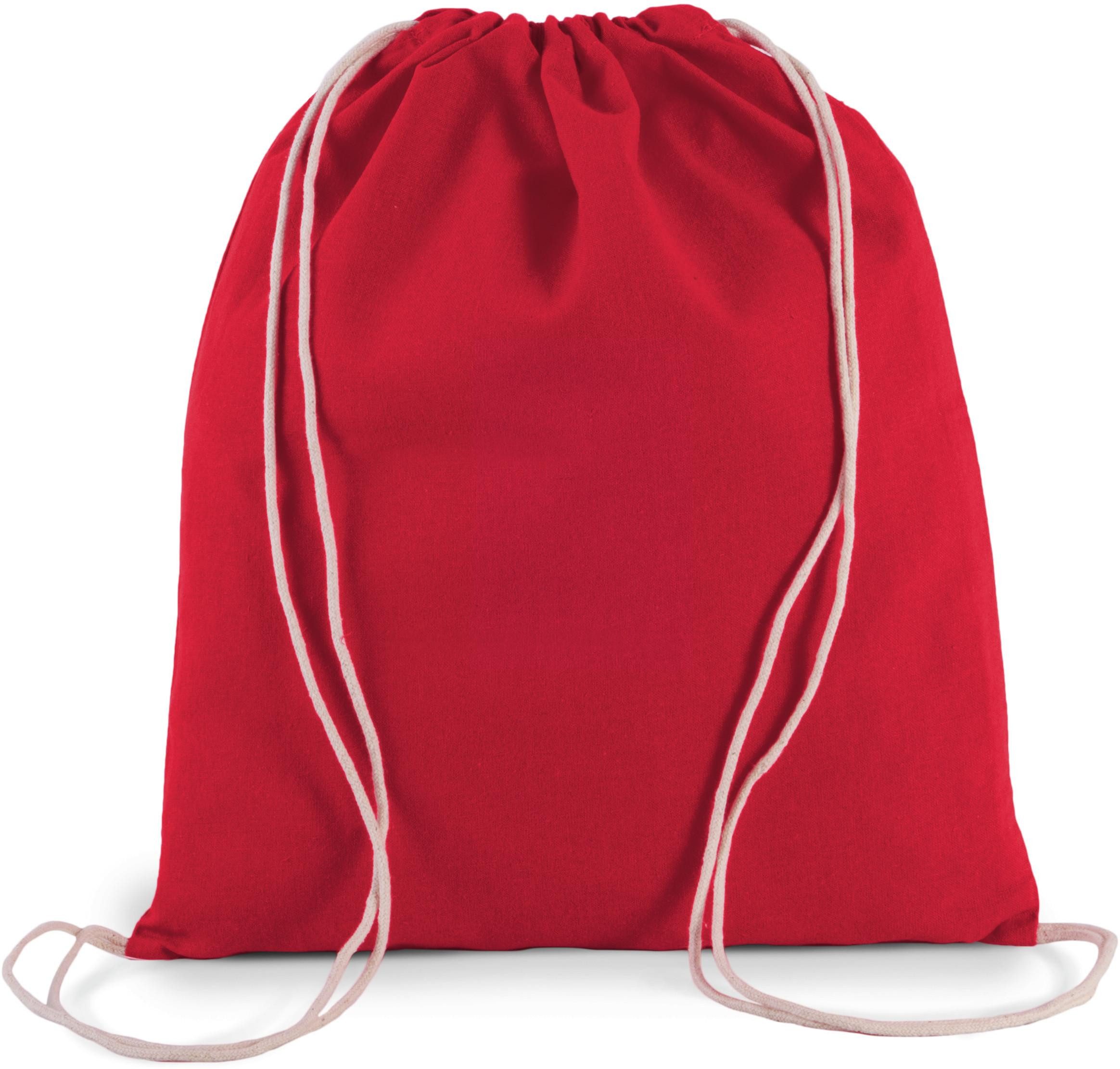 Turnbeutel Kleiner Rucksack aus Bio-Baumwolle mit Kordeln