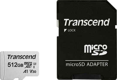 Transcend microSDXC 300S 512 GB Speicherkarte (512 GB, UHS Class 10, 100 MB/s Lesegeschwindigkeit)