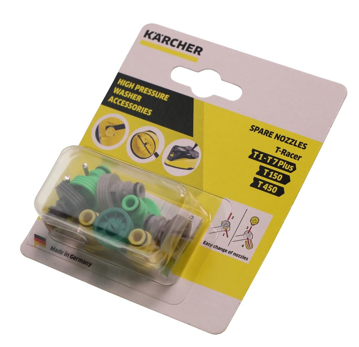 Saugroboter Zubehör-Set Kärcher 2.644-081.0 Ersatzdüsen T-Racer für T5 T7 T450 Terrassenreinig