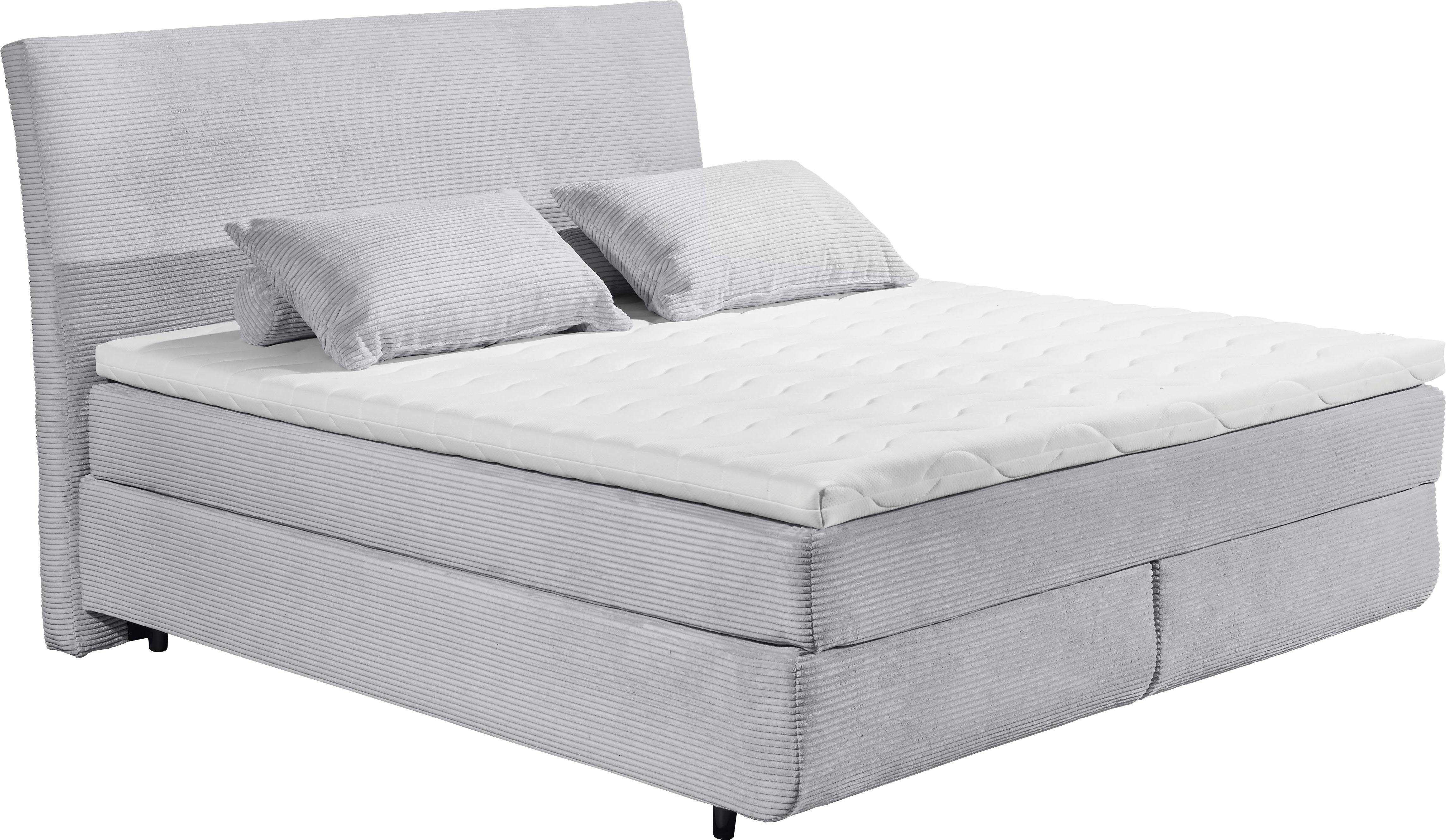 ED EXCITING DESIGN Boxspringbett Marbella, Duo-Matratze- günstig online kaufen