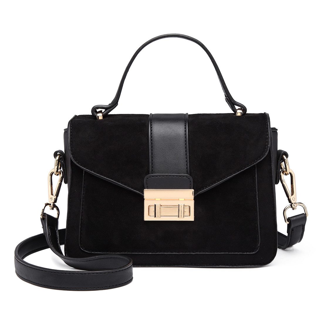 Miss Lulu Umhängetasche Damen Vintage Crossbody Bag mit Kunstleder Mittelgr günstig online kaufen