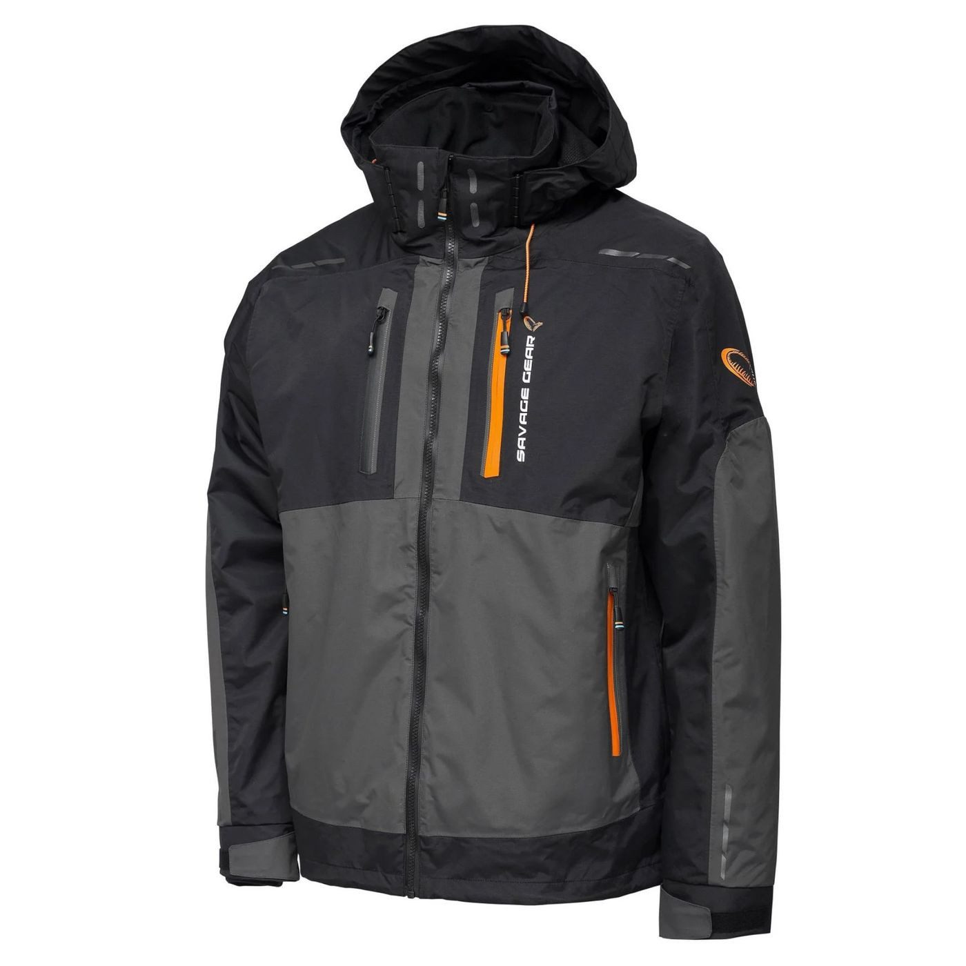 Savage Gear Regenjacke Savage Gear WP Performance Jacket Black Ink/Grey - Angeljacke