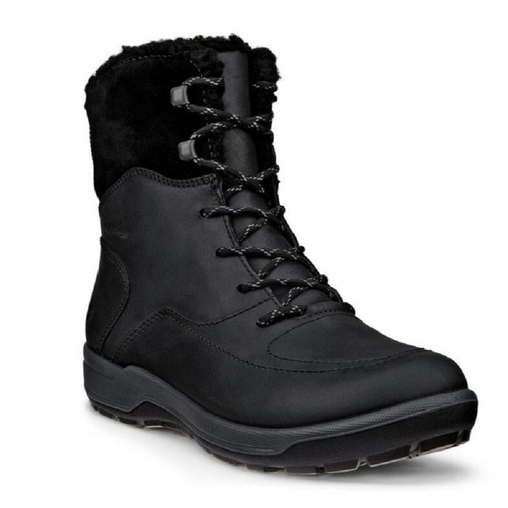 Ecco Trace Lite WP Damen Boots Stiefel Leder Schnürstiefel 832233 51052 Stiefel Komfort