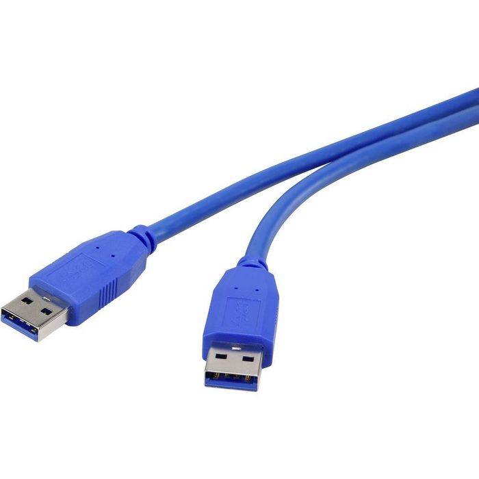 Renkforce USB 3 Anschlusskabel A/A 1 m USB-Kabel (1.00 cm)