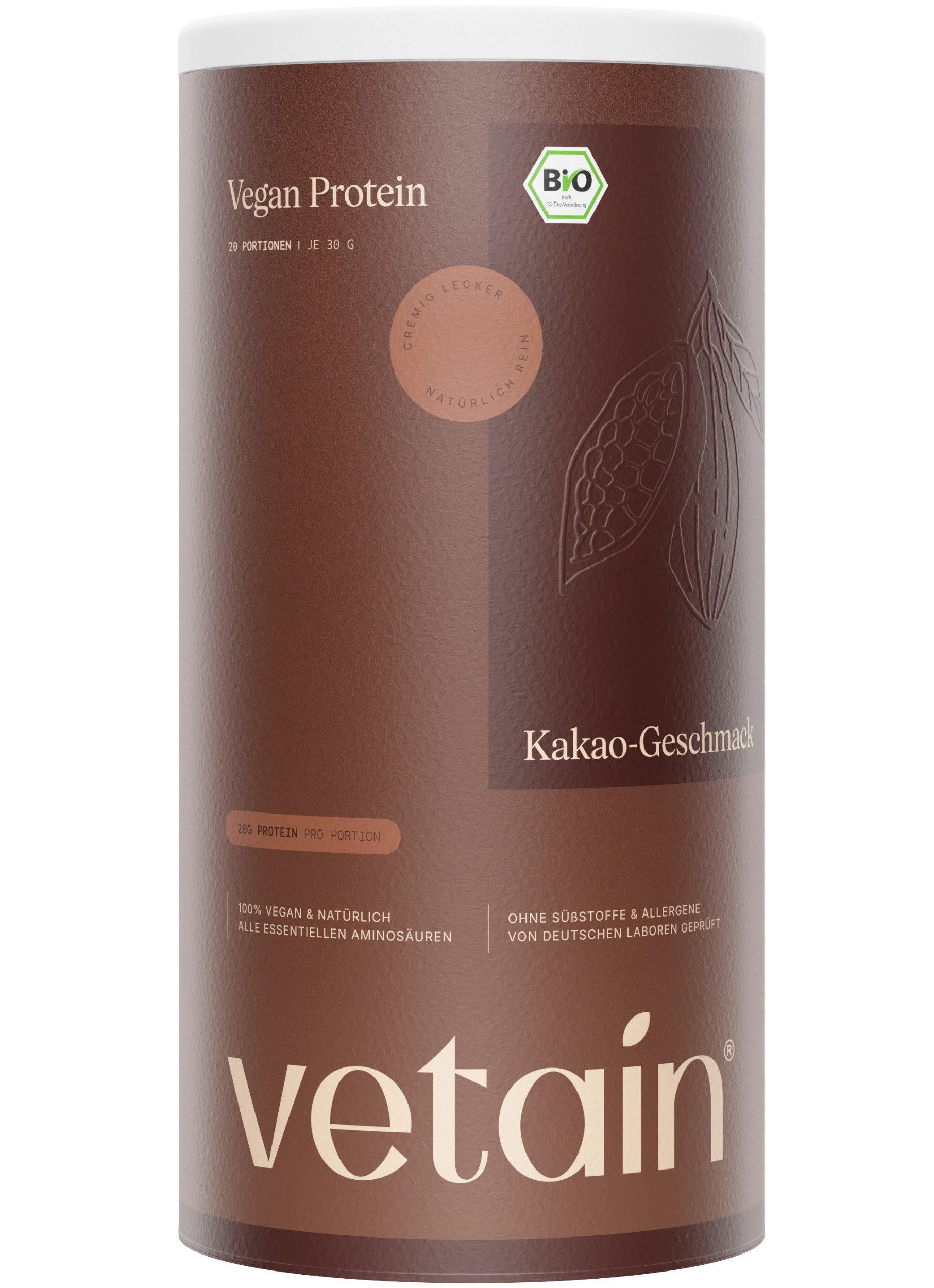 VETAIN Vegan Protein Pulver, 600 g