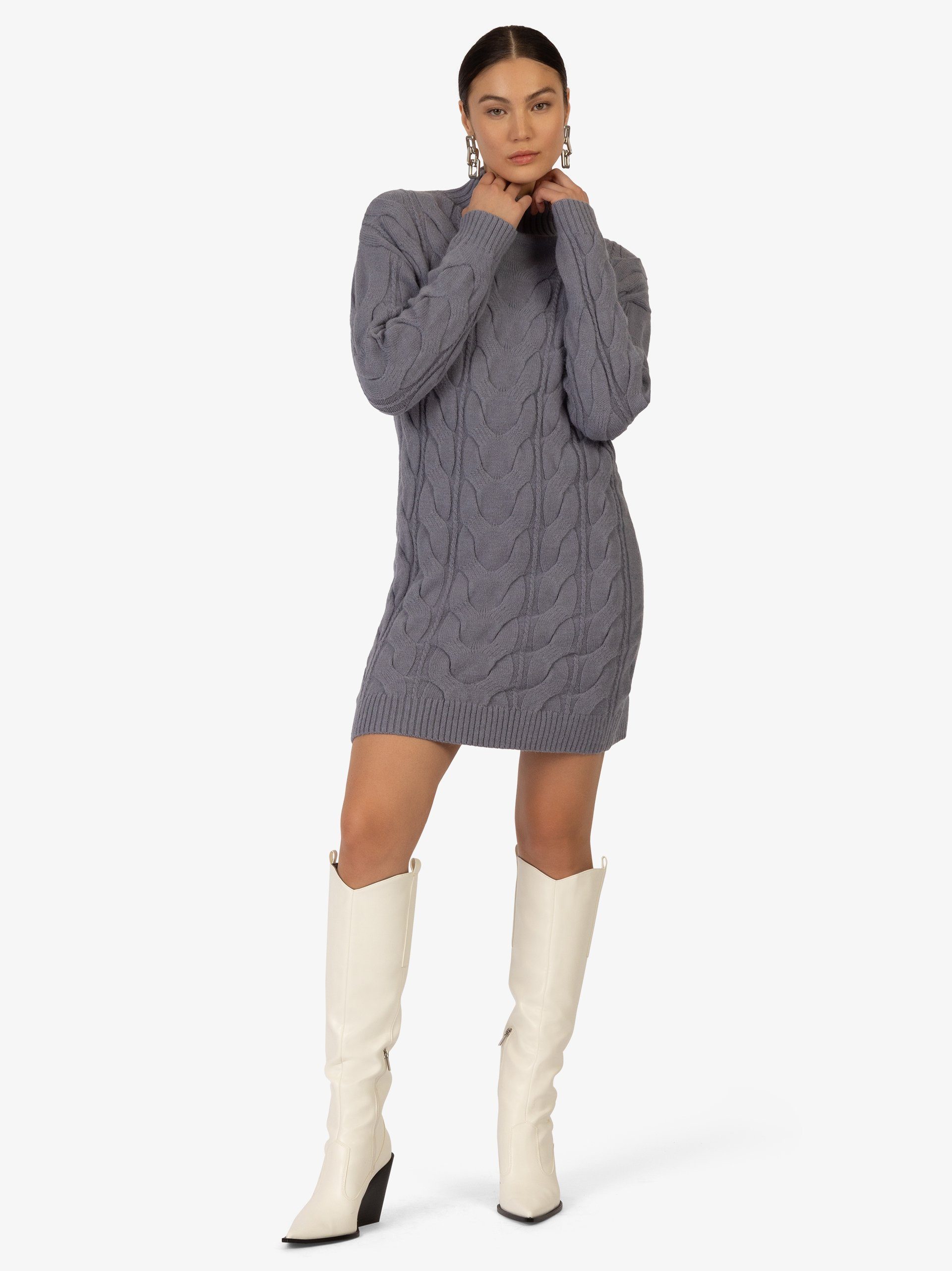 Kraimod Strickkleid mit Rollkragen günstig online kaufen